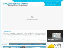 Tablet Screenshot of koolzoneservices.com
